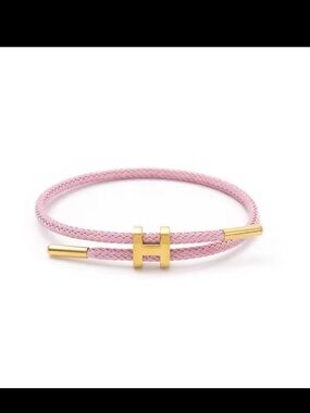 H buckle Hermes fashionable rope bracelet
